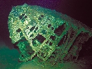 Pecios de la II Guerra Mundial entre corales