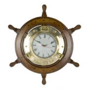 Timón con reloj Ø 45 cm